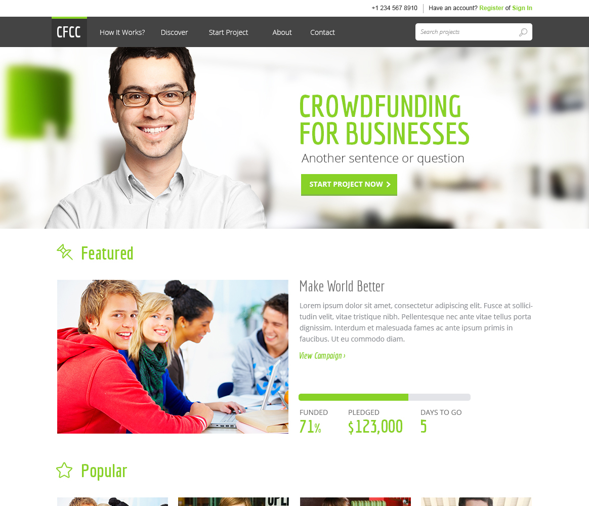 Web-Design von Denis Korytchenko für dieses Projekt | Design #2886725