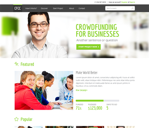 Web Design by Denis Korytchenko for this project | Design: #2886725