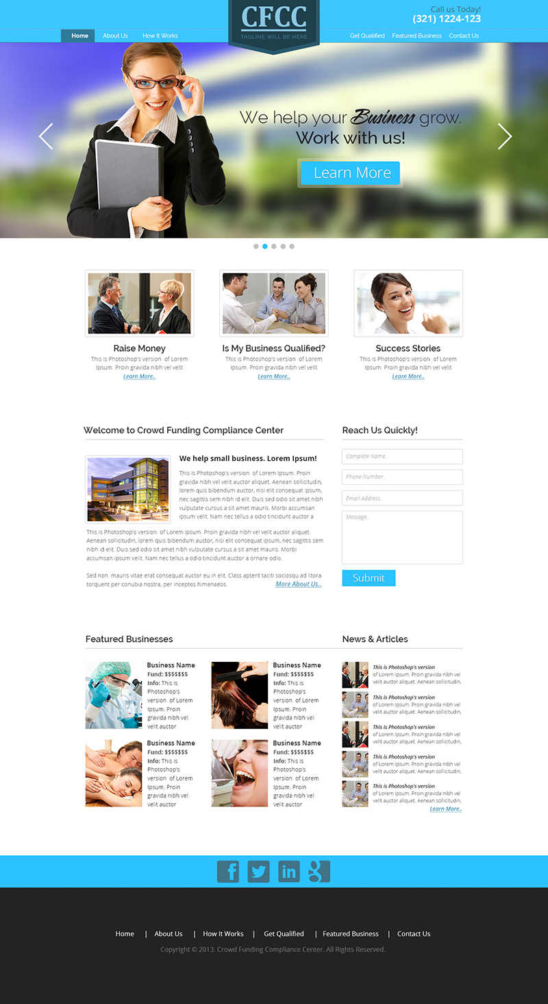 Web Design by donaldsamson for this project | Design #2886031