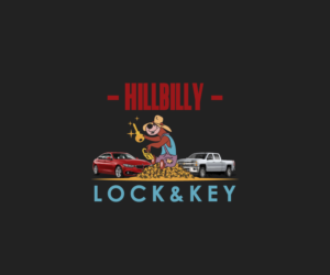Hillbilly Lock & Key (above logo) | Logo-Design von Anekaa