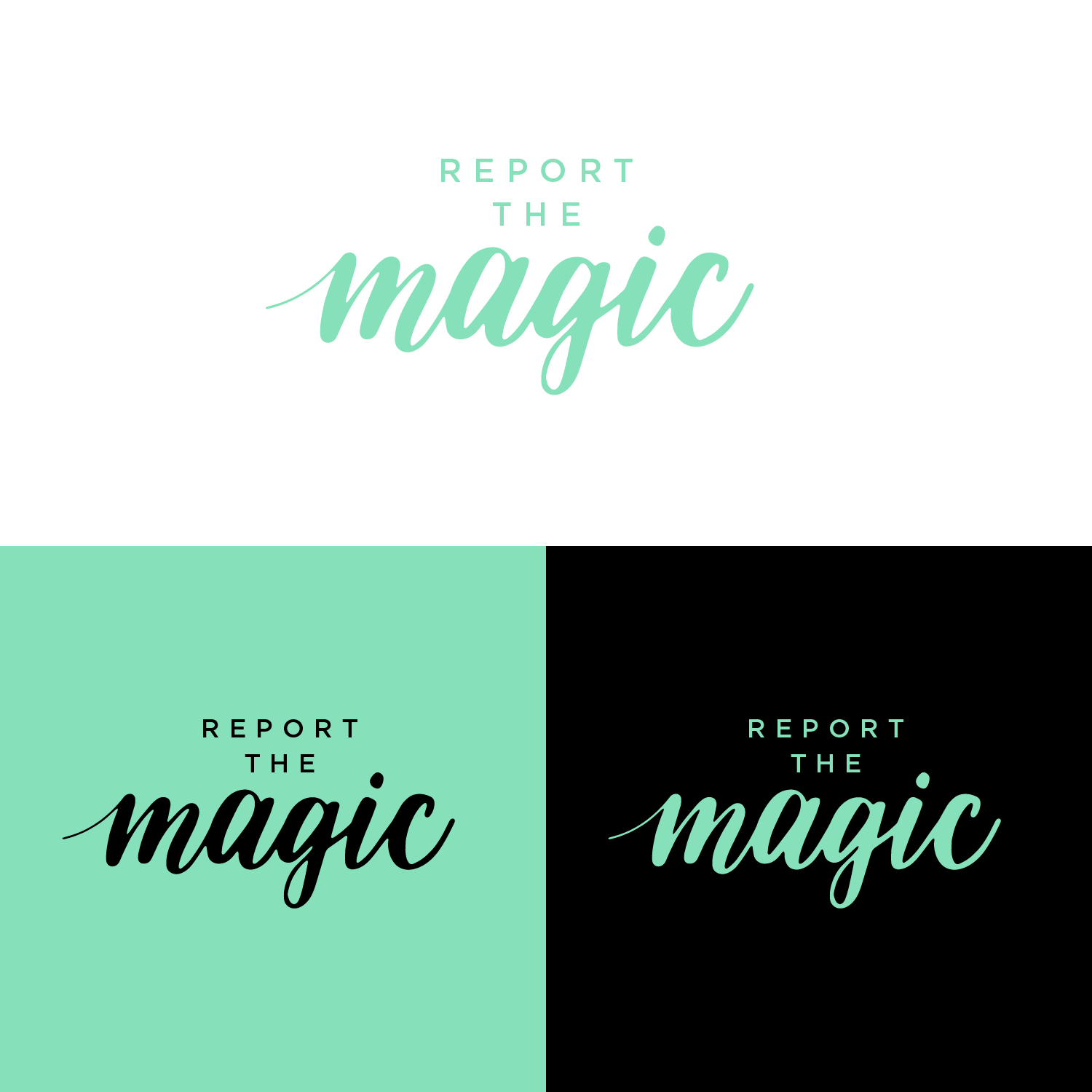 Logo Design by Love Buzz for Report the Magic | Design #19440827