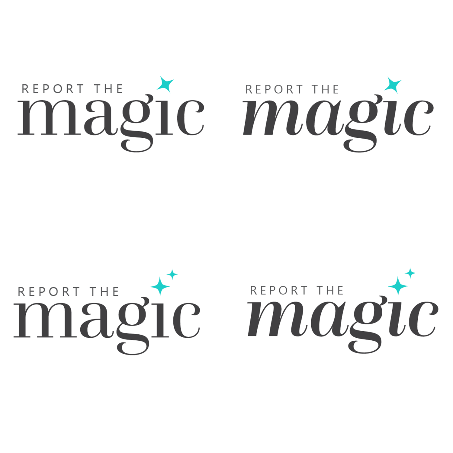 Logo Design by DelDesign for Report the Magic | Design #19414433