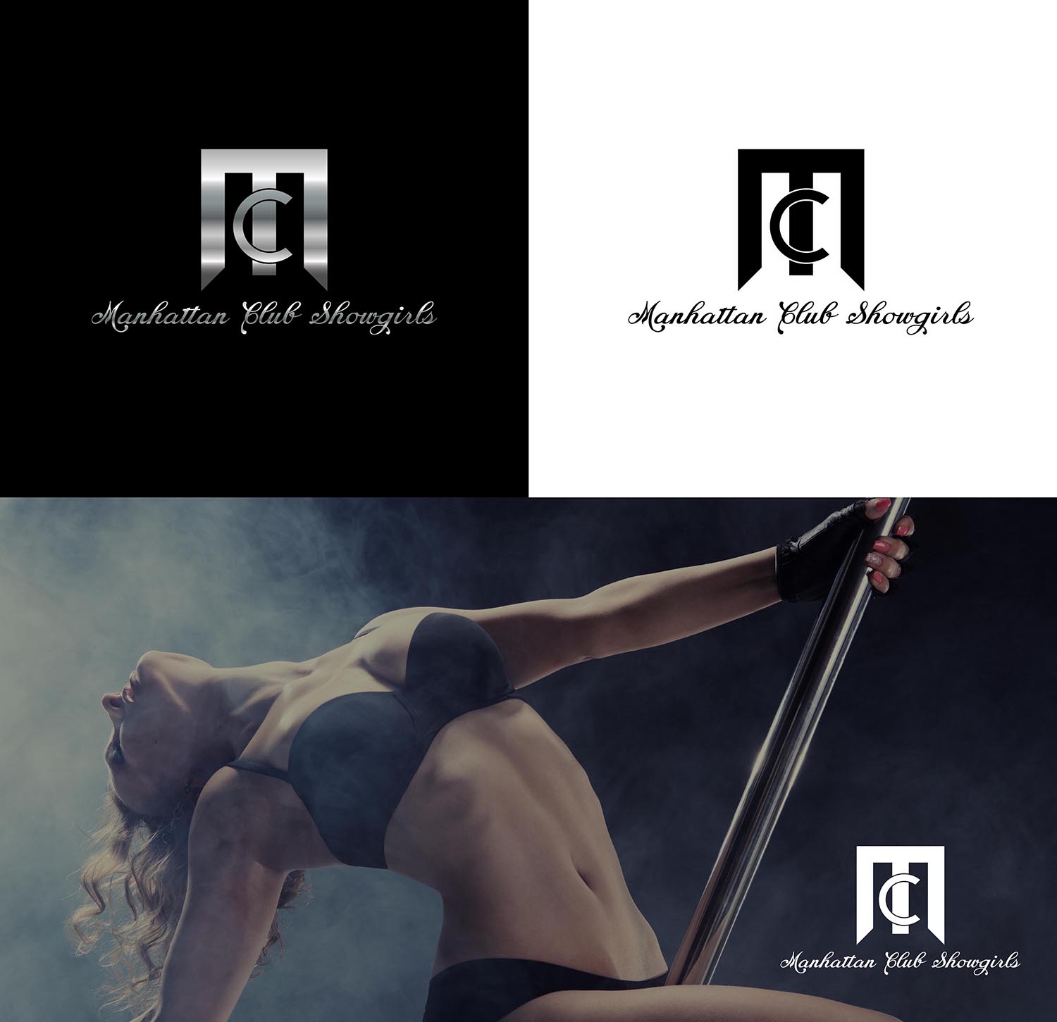 Logo Design by faical kasimi 2 for Manhattan Club | Design #19407953