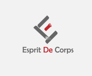Main text: Esprit de Corps Sub: Hospitality & Design  | Logo Design by Ezgi Kilavuz