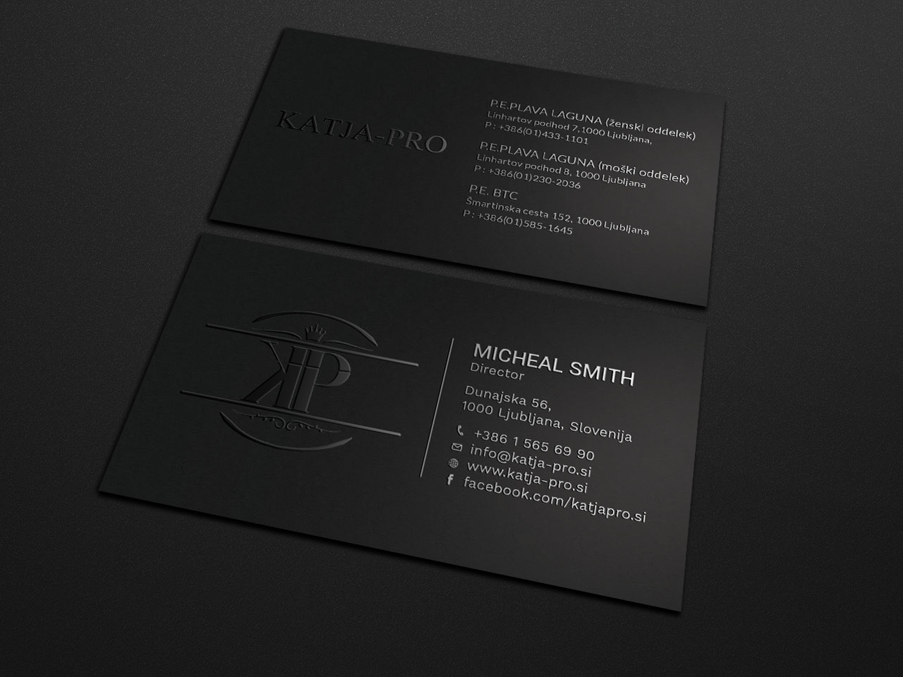 Business Card Design by Tripti Ranjan Gain for RV-STUDIO, Sebastijan ?tembal, s.p. | Design #19418944