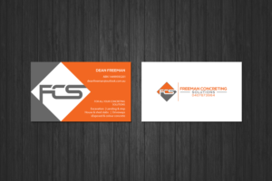 Design de Carte de Visite par Creations Box 2015 pour Freeman concreting solutions | Design : #19453211
