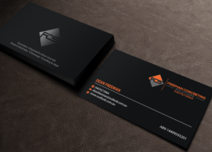 Design de Carte de Visite par Brand aid pour Freeman concreting solutions | Design : #19444804