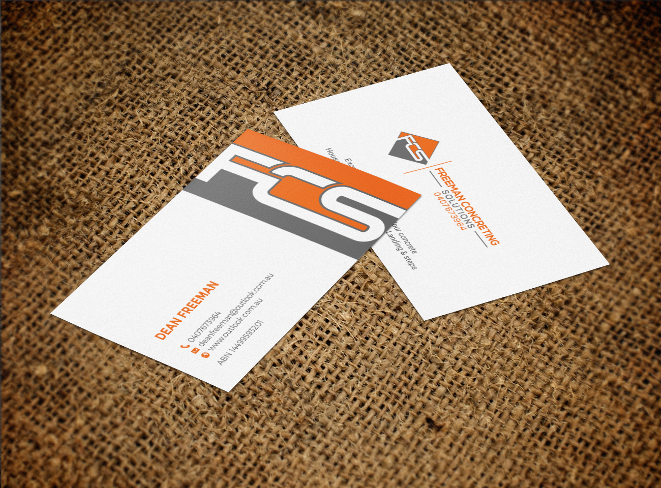 Business Card Design by chandrayaan.creative for Freeman concreting solutions | Design #19446689