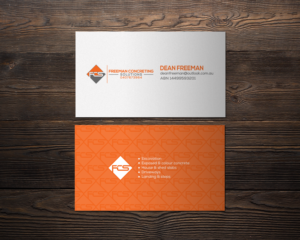 Diseño de Tarjeta de Presentación por chandrayaan.creative para Freeman concreting solutions | Diseño: #19446711