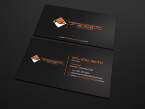 Design de Carte de Visite par Tripti Ranjan Gain pour Freeman concreting solutions | Design : #19434378