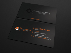 Design de Carte de Visite par Tripti Ranjan Gain pour Freeman concreting solutions | Design : #19434381