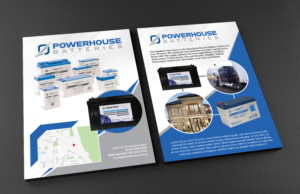 Flyer Design by Deziners Zone for Powerhouse Batteries Pty Ltd | Design: #19507473