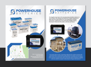 Flyer Design by Deziners Zone for Powerhouse Batteries Pty Ltd | Design: #19507474
