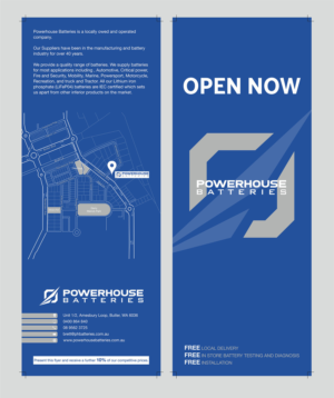 Flyer Design by Fine Graphics House for Powerhouse Batteries Pty Ltd | Design: #19703151