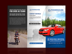 Flyer Design by n214008 for Powerhouse Batteries Pty Ltd | Design: #19502085