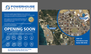 Flyer Design by sp3l4 for Powerhouse Batteries Pty Ltd | Design: #19560933