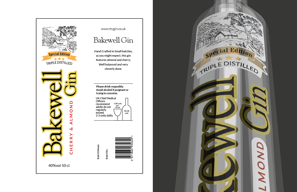 Packaging Design by Jozbel for The Handmade Gin Company | Design #19445736