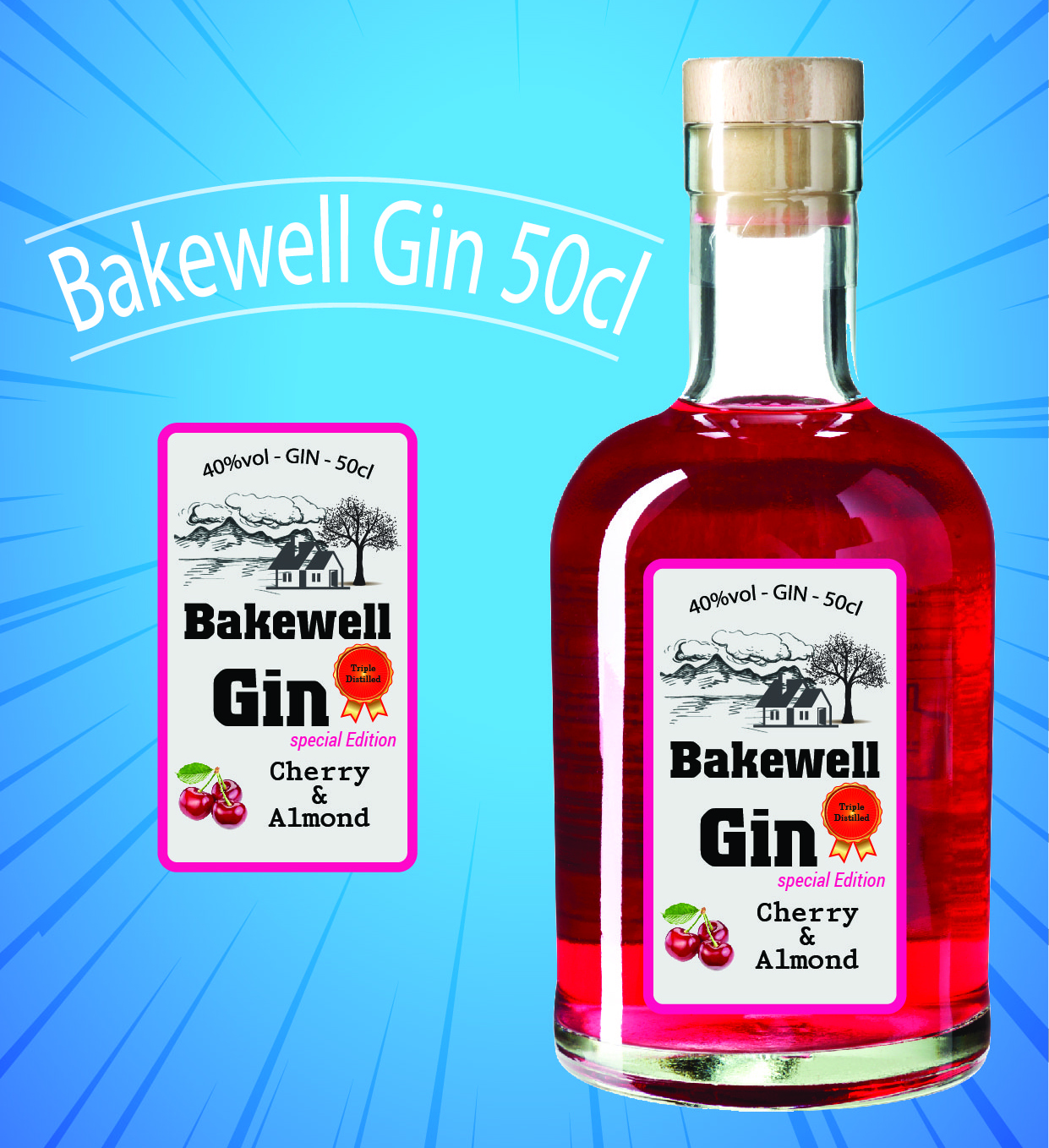 Diseño de Empaque por THÀNH para The Handmade Gin Company | Diseño #19422036