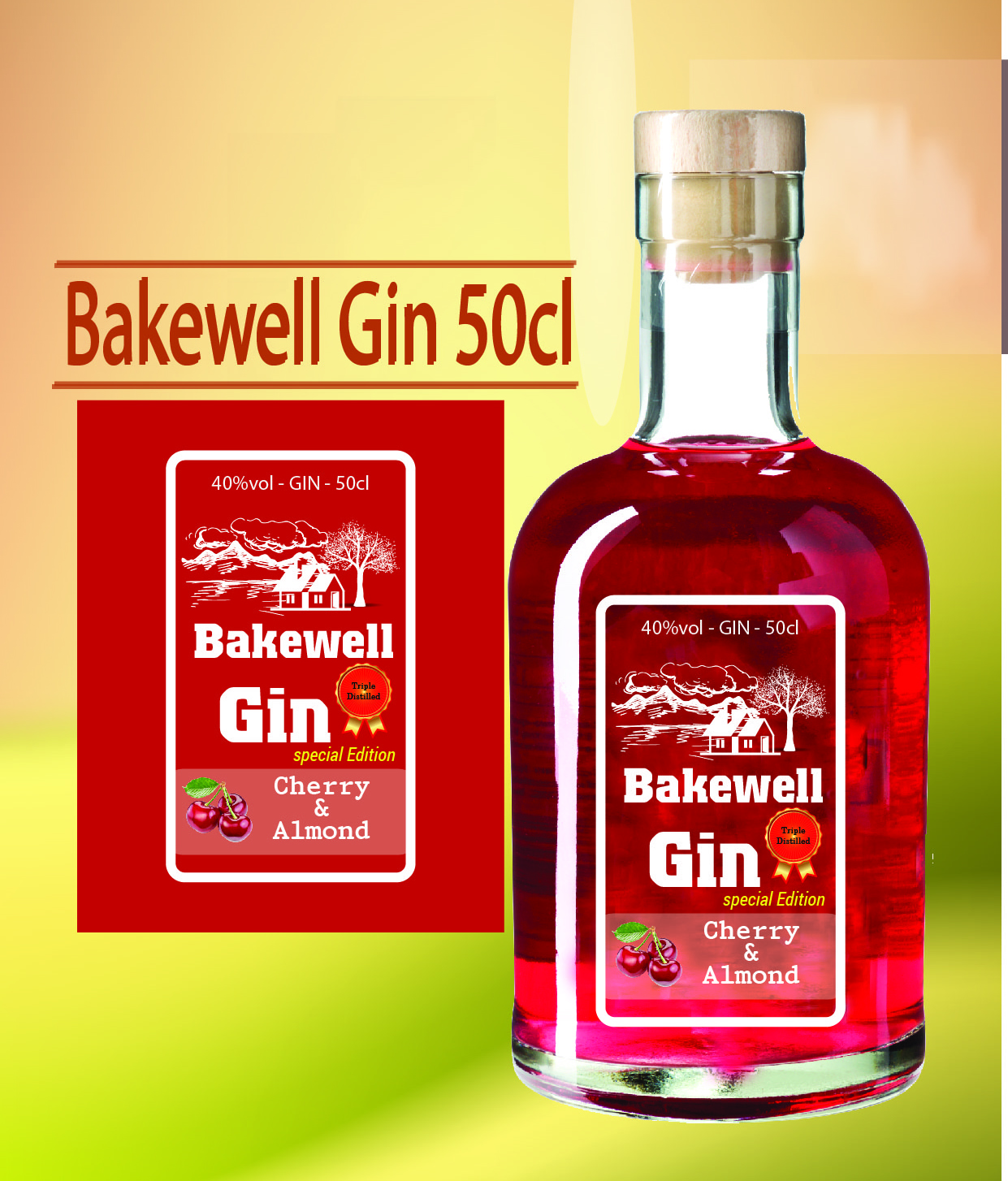 Packaging Design by THÀNH for The Handmade Gin Company | Design #19426532