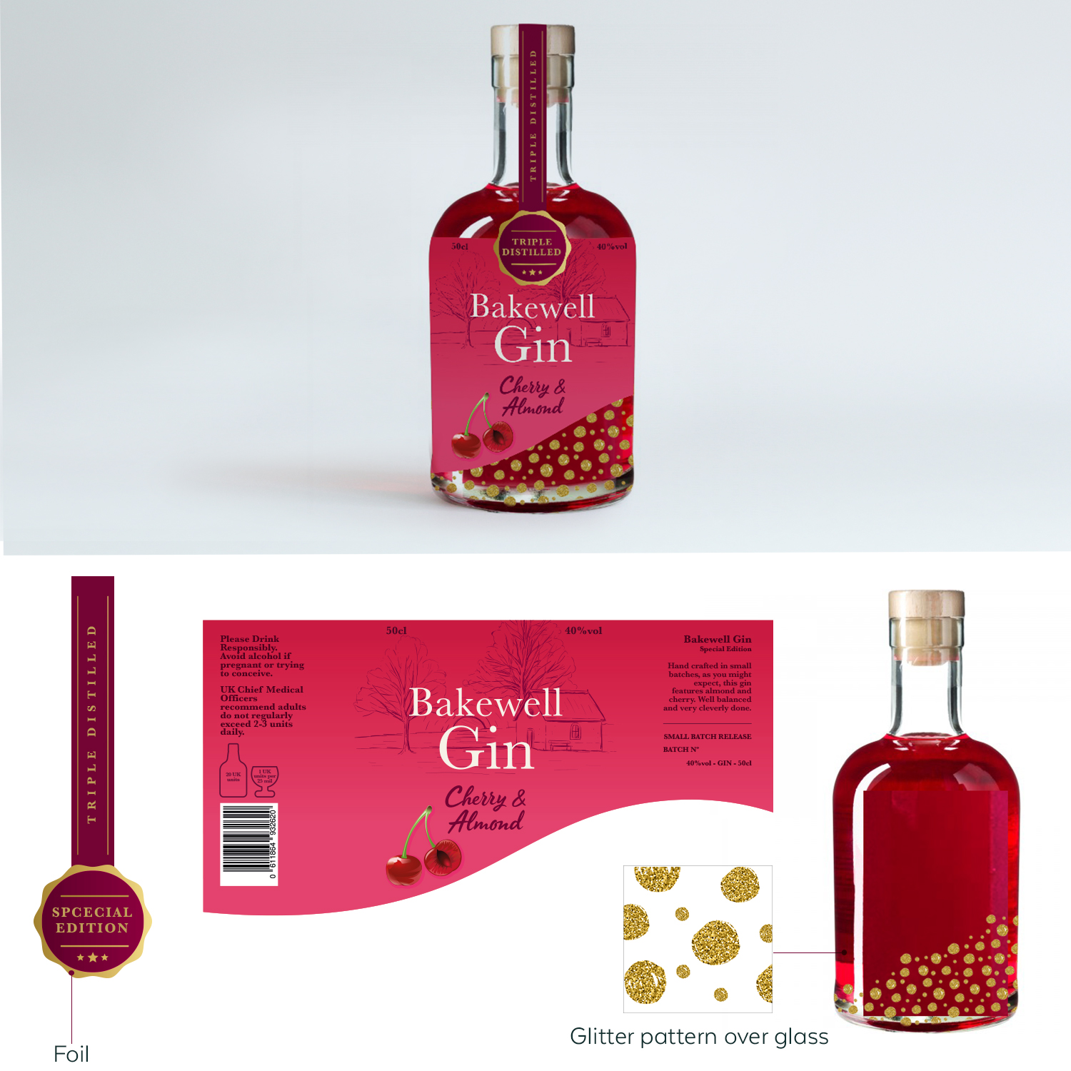 Packaging Design by sandravelasco for The Handmade Gin Company | Design #19511081
