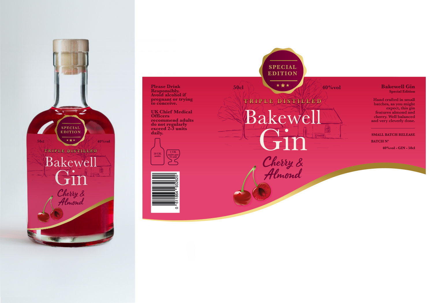 Packaging Design by sandravelasco for The Handmade Gin Company | Design #19525365