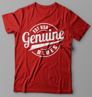 Genuine Blues | Diseño de Camiseta por O_O NIZAL O_O