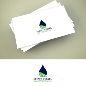 ‘Empty Vessel Brewing’ with the by-line ‘Home of the witless babbler’ | Logo Design by ClearDesign