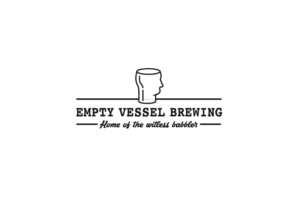 ‘Empty Vessel Brewing’ with the by-line ‘Home of the witless babbler’ | Logo Design by Nigel B