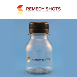 Remedy Shots - Apple cider vinegar drinks | Logo Design by chetan ghodasara