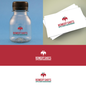 Remedy Shots - Apple cider vinegar drinks | Logo-Design von ClearDesign