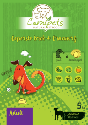 Front en back label template for a bag of dogfood | Label Design by typeo1978