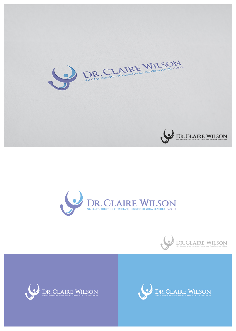 Logo Design by goranvisnjic82 for Dr. Claire Wilson, ND | Design #19402838