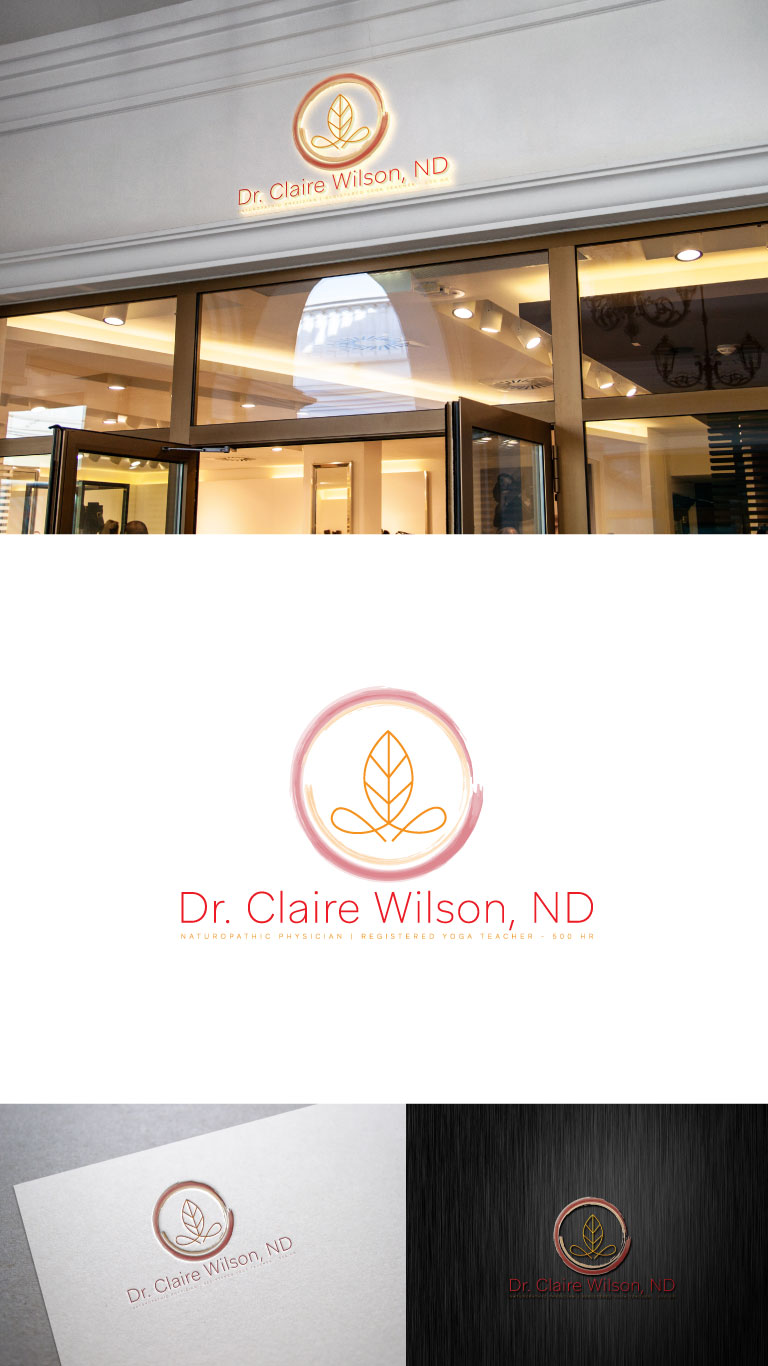 Logo Design by AnteMeridiem for Dr. Claire Wilson, ND | Design #19439512