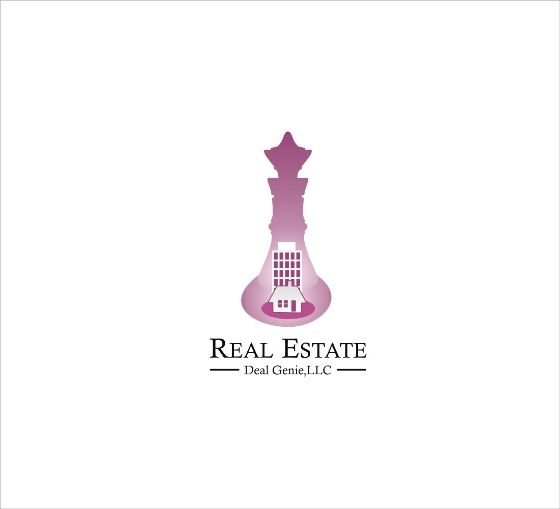 Logo Design by nell for The Real Estate Deal Genie, LLC | Design #2898053