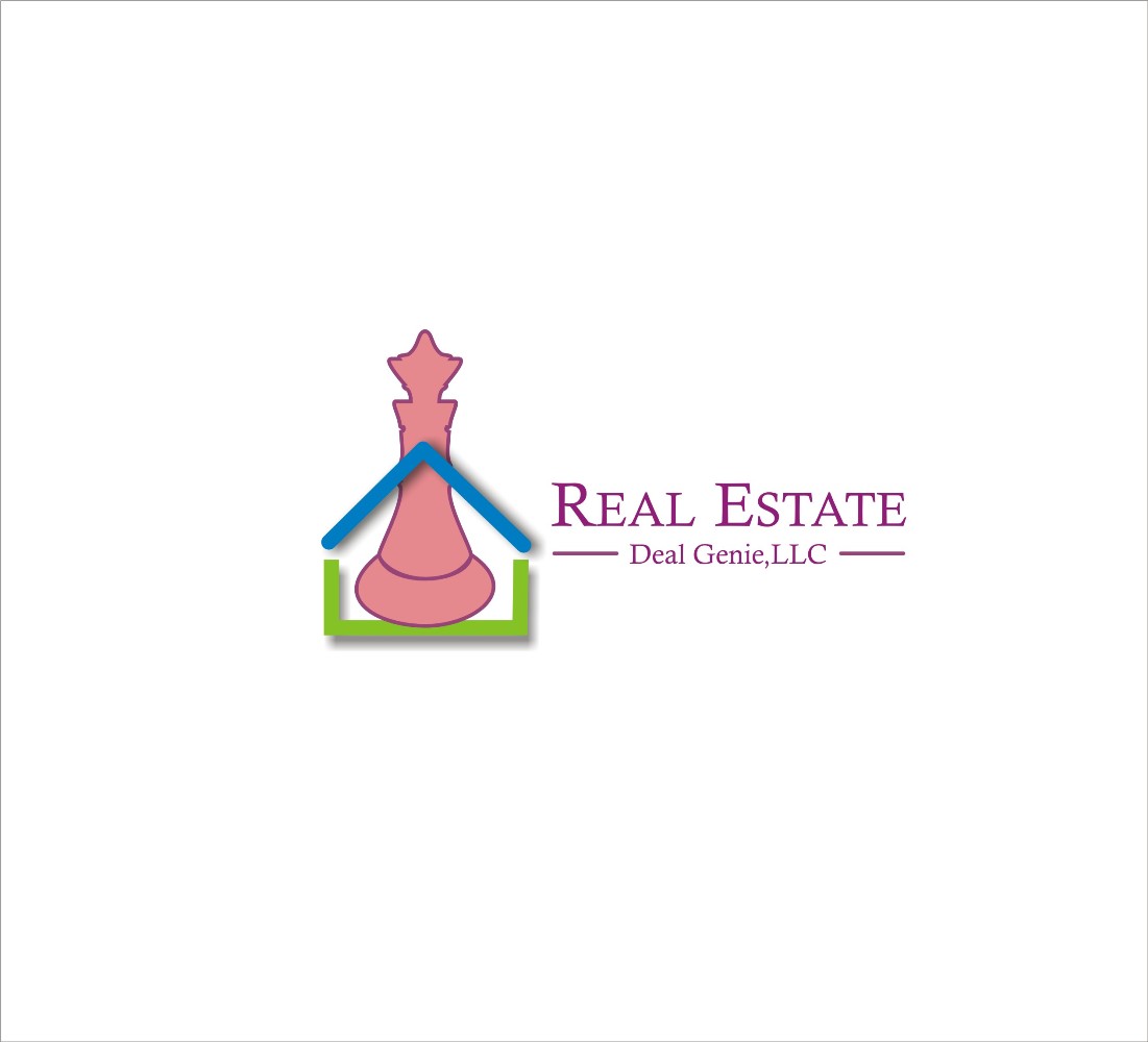 Logo Design by nell for The Real Estate Deal Genie, LLC | Design #2898107