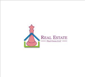 Logo Design by nell for The Real Estate Deal Genie, LLC | Design: #2898107