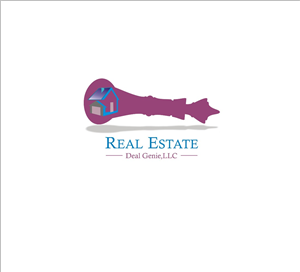 Logo Design by nell for The Real Estate Deal Genie, LLC | Design: #2898114