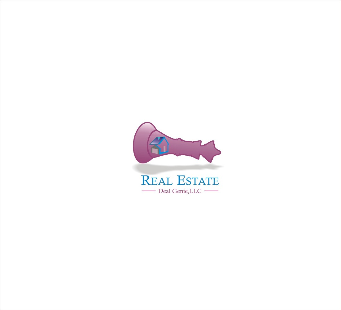 Logo Design by nell for The Real Estate Deal Genie, LLC | Design #2898118