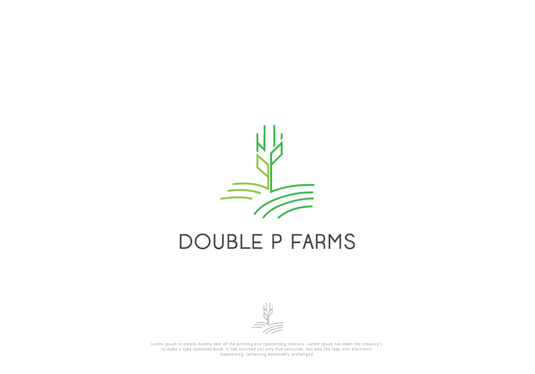 Logo Design by Mime Artworks for Double P Farms | Design #19468582