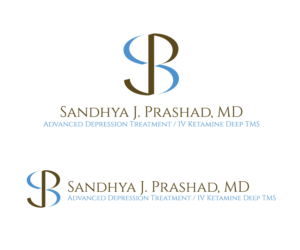 Sandhya J. Prashad, MD /  Advanced Depression Treatment /  IV Ketamine   Deep TMS | Logo Design by 808Miles