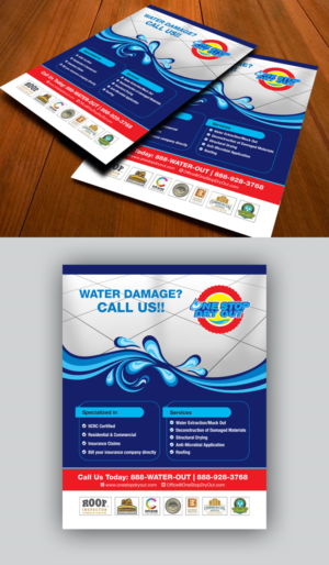 Flyer Design by decorusads for One Stop Dry Out, LLC | Design: #19468155