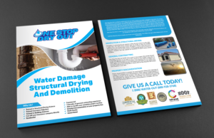 Flyer Design by Deziners Zone for One Stop Dry Out, LLC | Design: #19410831