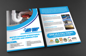 Flyer Design by Deziners Zone for One Stop Dry Out, LLC | Design: #19410832