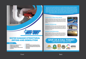 Flyer Design by Deziners Zone for One Stop Dry Out, LLC | Design: #19410833