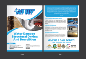 Flyer Design by Deziners Zone for One Stop Dry Out, LLC | Design: #19410834