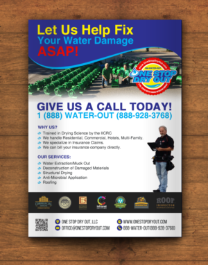 Design de Flyer par chandrayaan.creative pour One Stop Dry Out, LLC | Design #19407662