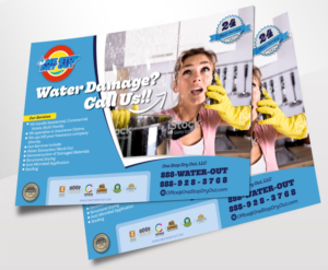 Flyer Design by angelcolmenares3 for One Stop Dry Out, LLC | Design: #19480329