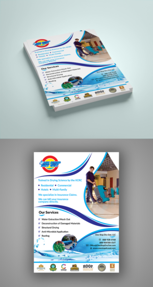 Design de Flyer par ecorokerz pour One Stop Dry Out, LLC | Design #19409439