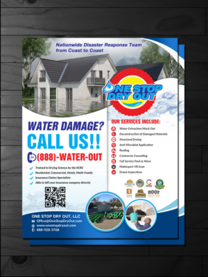 Flyer Design by innovative earth for One Stop Dry Out, LLC | Design: #19861527