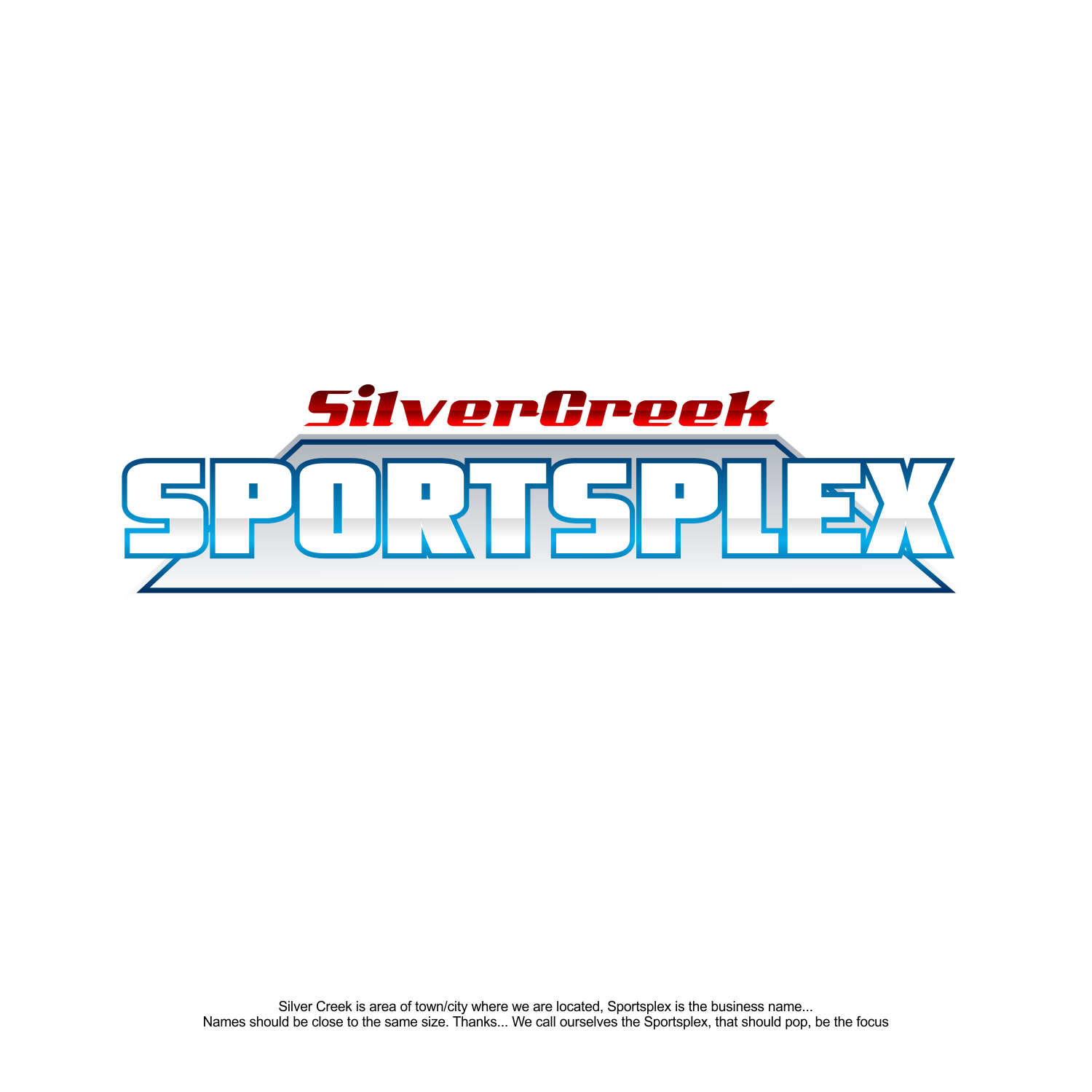 Logo Design by TFSHcreatives for Silver Creek Sportsplex | Design #19472949